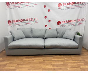 Sofa COMFY (3 sėdimos vietos)(Ekspozicija)(Pilkas)